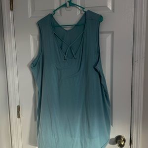 Chest strap tank top
